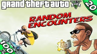 GTA V  Franklin RANDOM ENCOUNTERS 100 GOLD Walkthrough [upl. by Farny]