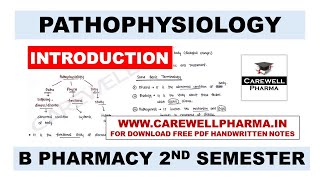 Introduction to Pathophysiology  Pathophysiology B Pharm 2nd Semester  B Pharmacy 2nd semester [upl. by Voletta]