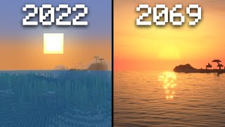 minecraft realism now vs 2069 [upl. by Anec]