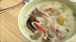 Authentic Tom Kha Gai Recipe ต้มข่าไก่  Hot Thai Kitchen [upl. by Ledairam]