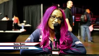 Team Cap or Team Iron Man – Sasha Banks [upl. by Araf]