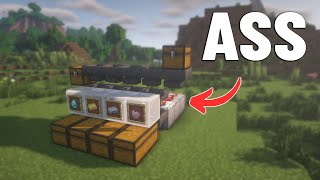 NEW UPDATED Minecraft Automatic Sorting System 121 Tutorial [upl. by Jarad]