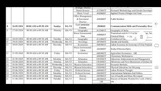 CSJMU BA 6th semester Exam Date Sheet 2024  CSJMU Exam Date Sheet 2024  kanpur university csjmu [upl. by Earleen319]