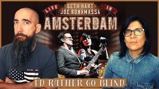 Beth Hart amp Joe Bonamassa  Id Rather Go Blind REACTION with my wife [upl. by Rotciv]