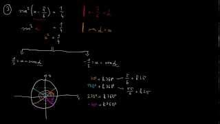 Trigonometrikus egyenletek  3 feladat [upl. by Tomas]