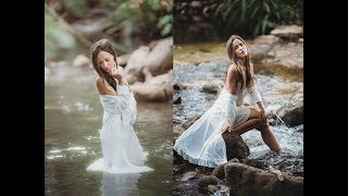 Canon 135mm f2 river portrait BTS [upl. by Jarvey]