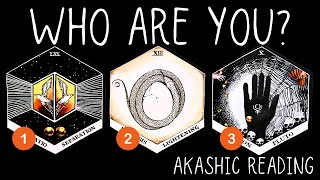 Who Are You An Akashic Reading✨⭐️✨ pick a card reading 🃏Timeless tarot card reading [upl. by Castle]