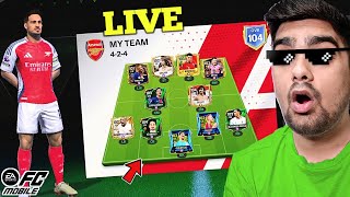 LIVE LEAGUE GRIND WITH MY 104 OVR TEAM In FC MOBILE 25 [upl. by Atela]