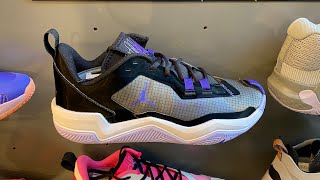 Jordan One Take 4 BlackWhitePurple PulseDark Concord  SKU DO7193051 [upl. by Latrina]