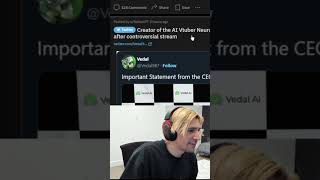 Vedal Glad xQc Didnt Watch His Controversial Apology [upl. by Cline]