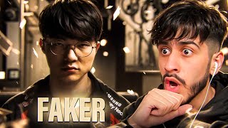 League Of Legends NOOB REACTS TO Hall Of Legends Faker [upl. by Aihsekan]