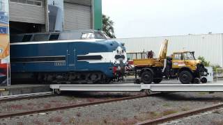 Manœuvres ferroviaires à la Cité du Train de Mulhouse Rangierarbeiten [upl. by Leesa279]