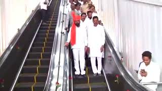 Inauguration of Escalators at Thane Station [upl. by Jaycee]