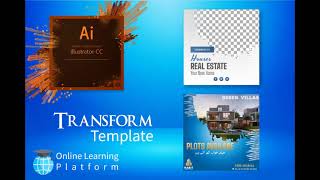 Template  Adobe Illustrator CC  Template Editing [upl. by Zerep]