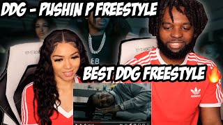 BEST DDG FREESTYLE  DDG  pushin P quotfreestylequot Official Music Video  REACTION [upl. by Birck]