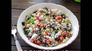 MEDITERRANEAN QUINOA SALAD [upl. by Ragas]