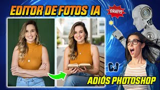 Edita IMÁGENES con IA en 1 CLIC ¡ADIÓS Photoshop 🚀 [upl. by Lora]