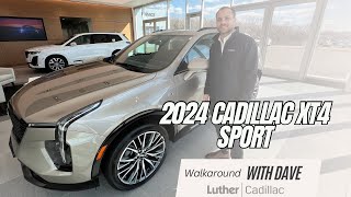 2024 Cadillac XT4 Sport Walkaround  Luther Cadillac MN [upl. by Benco]