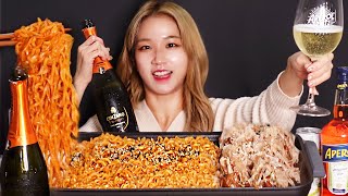 1년만에 찍는 술 ASMR  제히와 알코올 ASMRfeat불닭볶음면 타코야끼 청어알젓두부쌈먹태 [upl. by Pleione186]