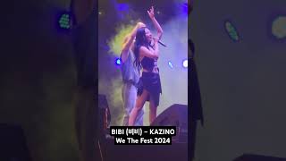 BIBI 비비 – KAZINO We The Fest 2024 concert wethefest BIBI [upl. by Tamera236]