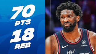 EVERY POINT From Joel Embiids 70PT CAREERHIGH Performance😲  January 22 2024 [upl. by Vivl706]