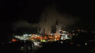 GP  Night Georgia Pacific Pulp amp Paper Mill [upl. by Anayt]