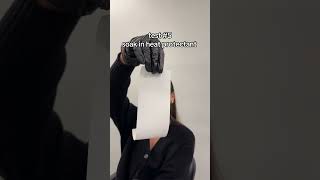 Testing thermal paper 5 ways BEDHEAD heat protectanthaircare cosmetology hairstyling lucyseitz [upl. by Lavinia]