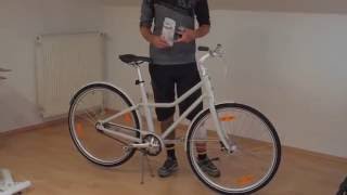 IKEA Fahrrad Sladda Unboxing und MontageAnleitung [upl. by Caryn]