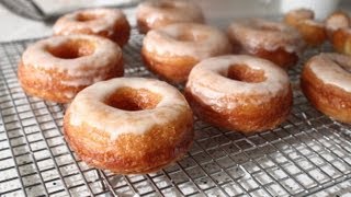 Cronuts  Part 2 Frying and Eating  Doughnut and Croissant Hybrid Recipe [upl. by Seftton]