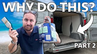 How to build a BUDGET Camper Van Part 2 [upl. by Nolur120]