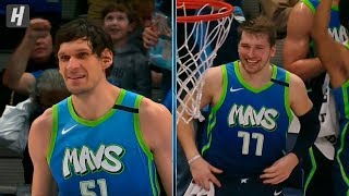 Boban Marjanovic Hits a 3Pointer Mavs Bench Goes Wild  76ers vs Mavericks  January 11 2020 [upl. by Aldas]