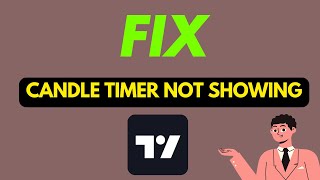 how to fix tradingview candle timer not showing [upl. by Attlee]