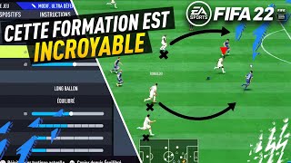 TUTO FIFA 22  La FORMATION pour GAGNER  TACTIQUES PERSO  352 CHEATÉ [upl. by Maressa]