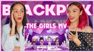 BLACKPINK  THE GIRLS REACTION BLACKPINK THE GAME OST [upl. by Asilet]