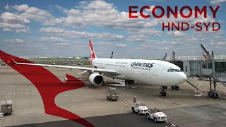 Qantas Tired A330 Economy Class  Tokyo to Sydney  Airbus A330300 [upl. by O'Connor687]