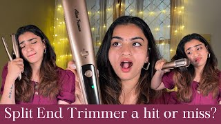 I tried Viral Split End Trimmer by Alan Truman  Demo  Honest Review  Watch this before you buy [upl. by Atiuqihs]