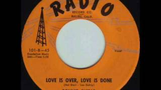 Bonnie Guitar  Love is Over Love is Done 1958 45rpm [upl. by Martinez]