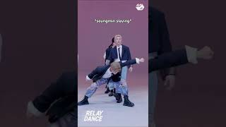 skz sclass relay dance on crack kpopshorts straykids jeongin [upl. by Nevram]