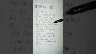 ✨Best Friend song by saweetiedojacat youtubeshorts songlyrics bestfriend shortviral alakabhoi [upl. by Arlynne]