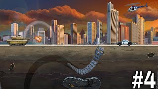 Death Worm  Action Game  RKM Gaming  Casual Game  Worm Games  Level4 [upl. by Yeblehs]