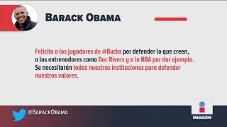 Obama reacciona a boicot por caso Jacob Blake  Noticias con Ciro Gómez Leyva [upl. by Oilalue]