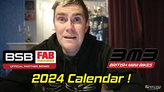 Whats the Idea Behind The 2024 Pit Bike Calendar BMBampFab Racing What are your favorite tracks [upl. by Malynda771]