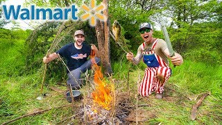 Ultimate Walmart SURVIVAL CHALLENGE  Catch and Cook [upl. by Merry234]