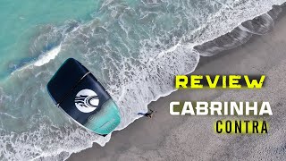 2021 Cabrinha 01 Contra single strut kite REVIEW [upl. by Marcile]