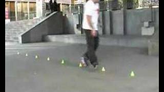 HeelToe cross forward  Slalom Tricks [upl. by Novit]