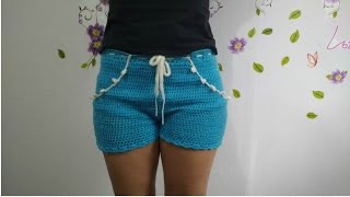 Cómo hacer un SHORT a Crochet Ganchillo Ideal Principiantes [upl. by Lysander]