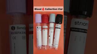 Blood collection vial and tests ll 😱viral medicallabtechnology vial subscribe bloodtest [upl. by Lunetta]