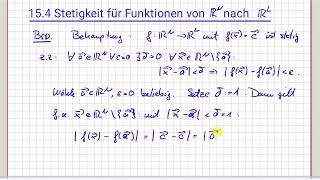 Analysis im Rn Nachweis der Stetigkeit für einfache Funktionen 1525 [upl. by Rentsch]