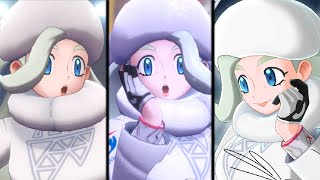 Pokemon Sword amp Shield  ALL Melony Battles SHIELD EXCLUSIVE [upl. by Jephthah264]