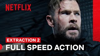 Chris Hemsworth Fights Baddies on a Moving Train  Extraction 2  Netflix Philippines [upl. by Allemrac]